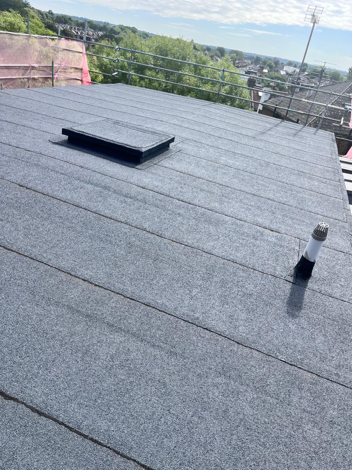 Flat roof replacement in Dartford